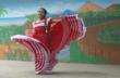 A student performs a cultural dance at Spark's Nicaragua partner site.